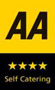 Four star self catering accommodation rating by the AA