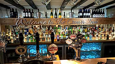 Crown Inn , pub ,  hotel and restaurant in Marston Montgomery near Ashbourne Derbyshire