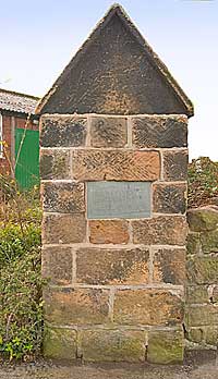Stone Pillar Box in Horsley