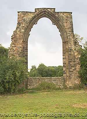 Photograph from  Dale Abbey in Derbyshire