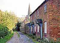 Cottages near the church