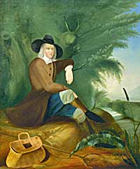 portrait of Izaak Walton