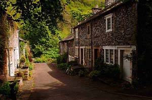 Photograph   from  Ravensdale Cottages  Cressbrook dale in  Derbyshire