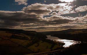 Photograph   from  the Upper Derwent Valley , Derbyshire -  derwent dam