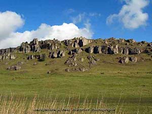 Photograph from Harboro Rocks in Derbyshire