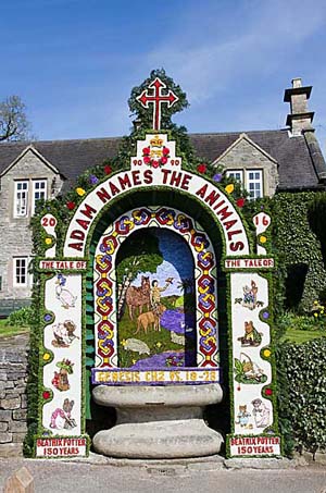Photograph from tissington well dressing