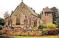 Church of St John the Baptist in Smalley village, Derbyshire